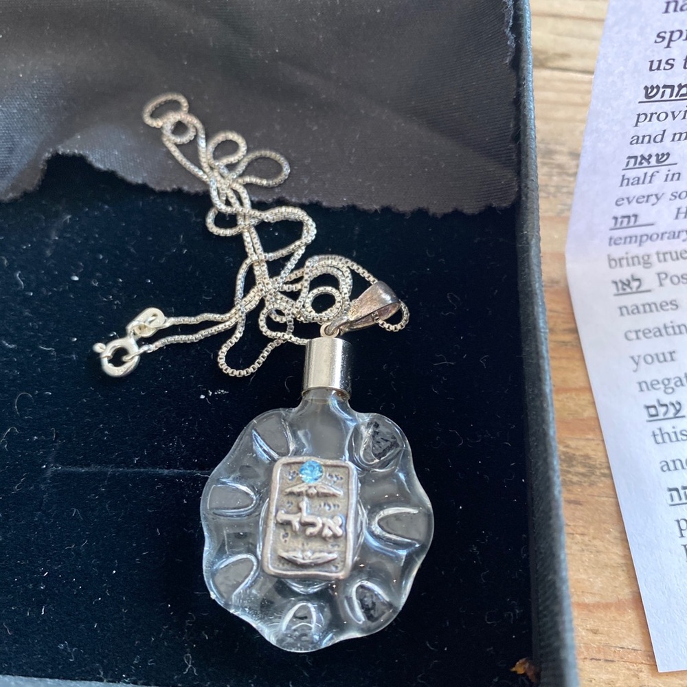 Kabbalah amulet necklace